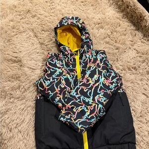 The North Face Kids Colorful bear Print Jacket